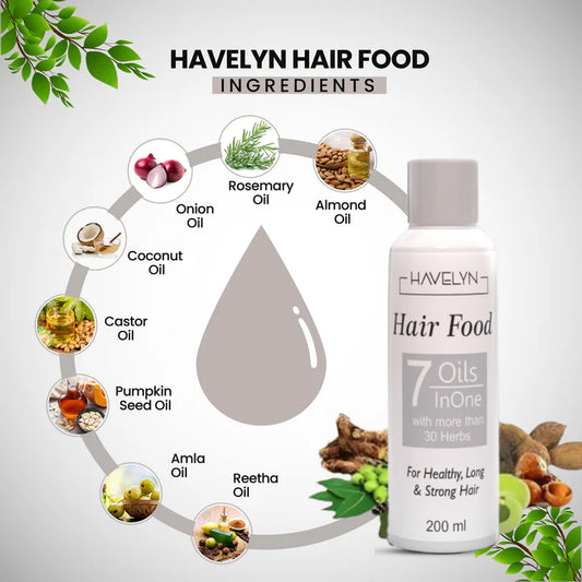 Original Havelyn Hair Food Oil (Mixture Of 7 Herbal Oils)