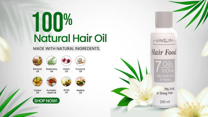 Original Havelyn Hair Food Oil (Mixture Of 7 Herbal Oils)