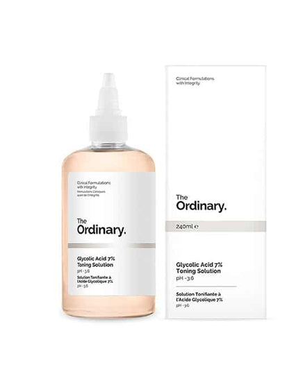 ORDINARY Glycolic 7% Solution for Blemishes, Acne, Wrinkles & Toning Resurfacing 240ml