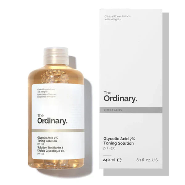 ORDINARY Glycolic 7% Solution for Blemishes, Acne, Wrinkles & Toning Resurfacing 240ml